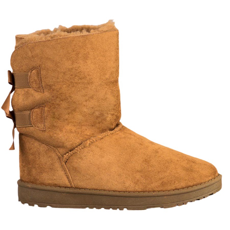 Haver Botas de nieve cálidas con lazos marrón Haver Botas de nieve cálidas con lazos marrón