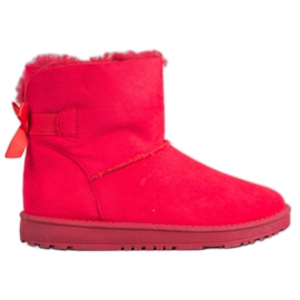 Haver Mukluki cómodo rojo Haver Mukluki cómodo rojo