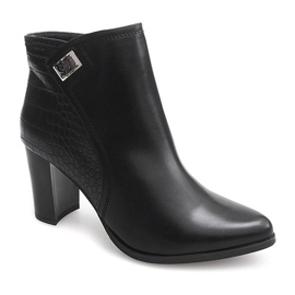 Boots On Heel 6315 Negro