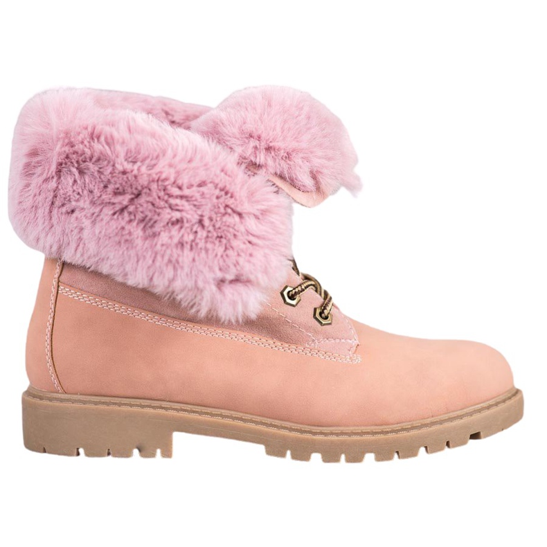 Vices Tramperos rosas con vástago enrollable rosado