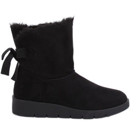 Botas de nieve negras para mujer A-3 Black negro
