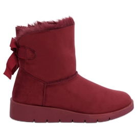 Botas de nieve granate para mujer A-3 Wine Red rojo Botas de nieve granate para mujer A-3 Wine Red rojo