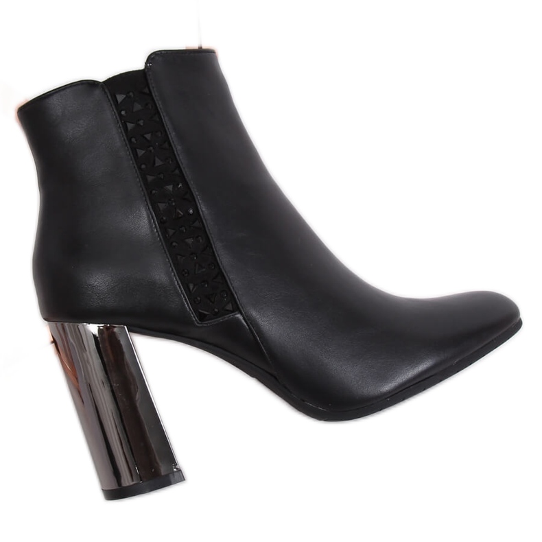 Botas negras de tacón 7673-GA Black negro Botas negras de tacón 7673-GA Black negro