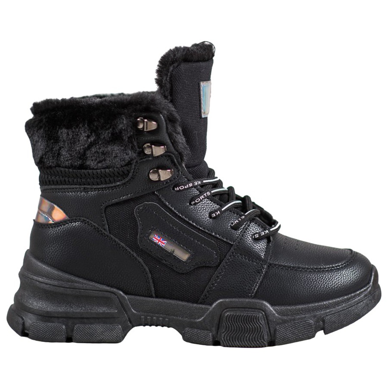 Yes Mile Zapatillas con piel negro