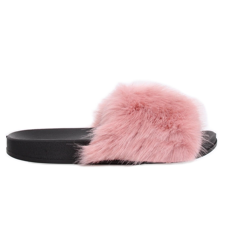 Zapatillas rosa con pelo CK107P Rosa rosado
