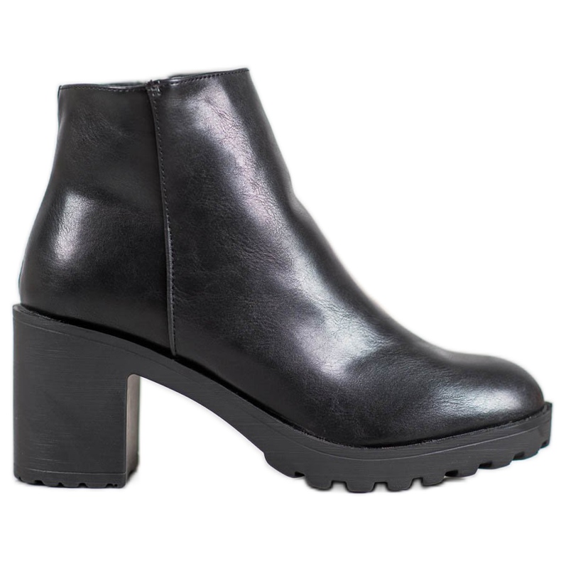 SHELOVET Botas negras en la plataforma negro