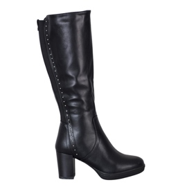 J. Star Botas de tacón negras negro