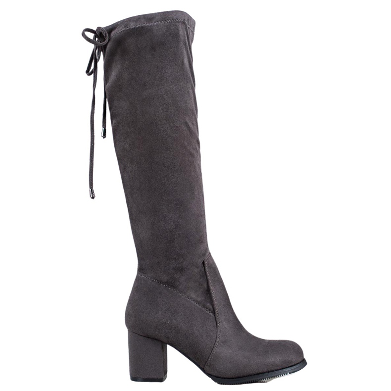 J. Star Botas de gamuza clásicas gris