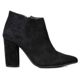 Marquiz Botas sexy con cremallera negro