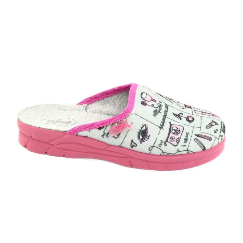 Calzado infantil befado 708X002 rosado gris