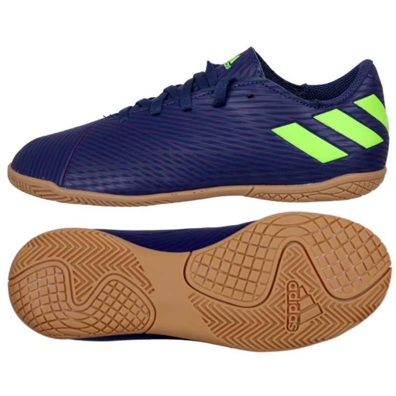 Botas de fútbol Adidas Nemeziz Messi 19.4 In Jr EF1817 multicolor azul marino