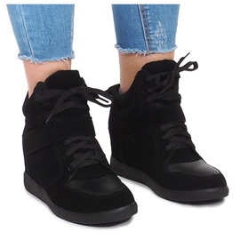 Deportivas Cuña LA-70 Negro