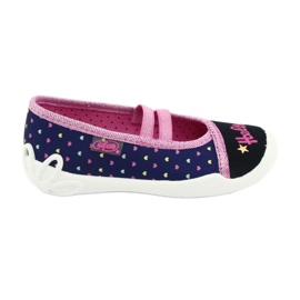 Calzado infantil befado 116X255 azul marino rosado