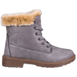 SHELOVET Tramperos cómodos gris SHELOVET Tramperos cómodos gris
