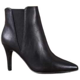Marquiz Botas de tacón alto negro