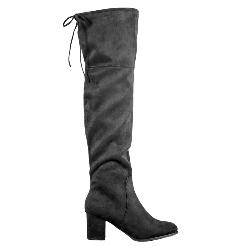 Clowse Botas de gamuza elegantes negro
