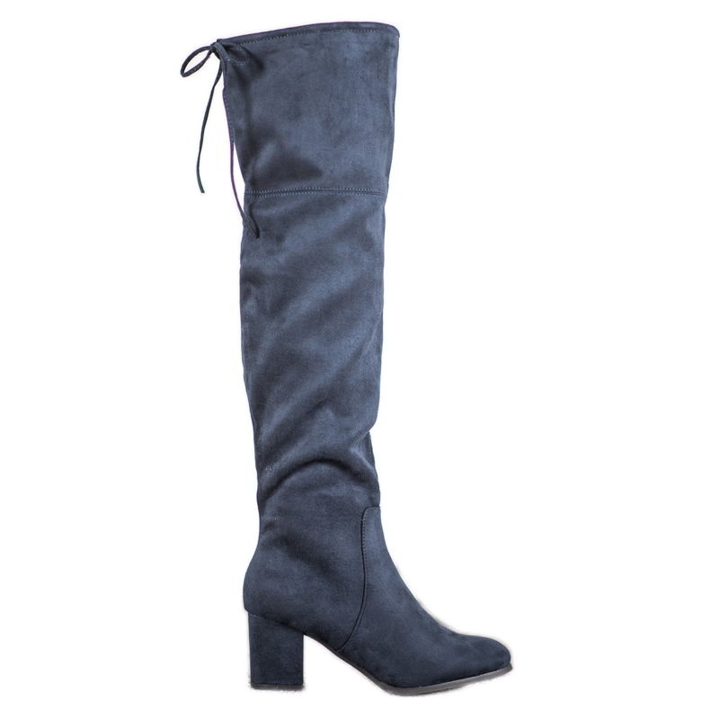 Clowse Botas de gamuza elegantes azul Clowse Botas de gamuza elegantes azul
