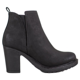 Goodin Botines textiles en el poste negro