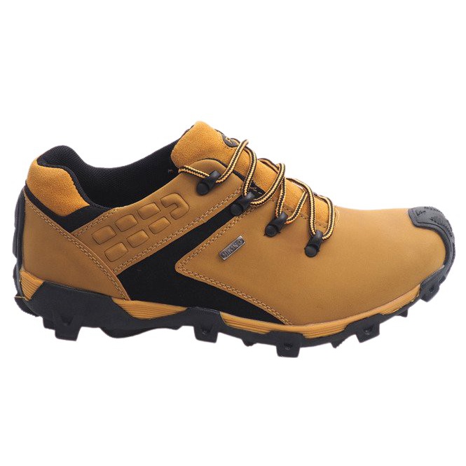 Botas Trekking Piel Nat HLD923 Camel multicolor amarillo