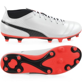 Botas de fútbol Puma One 17.4 Fg M 104075 01 multicolor blanco