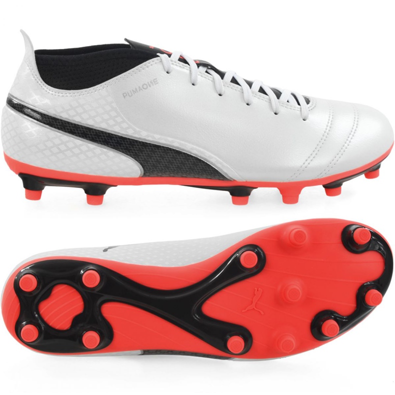 Botas de fútbol Puma One 17.4 Fg M 104075 01 multicolor blanco