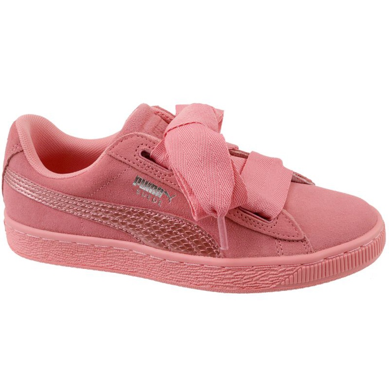 Puma Suede Heart Snk Jr 364918-05 rosado