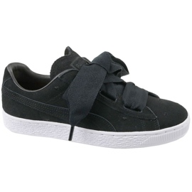 Puma Suede Heart Jr 365135-02 negro