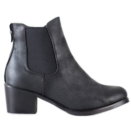 Goodin Botas Chelsea cómodas negro