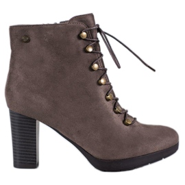 Goodin Botas de gamuza cálidas beige