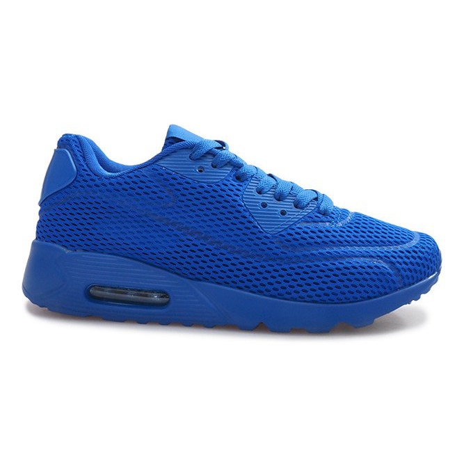 Zapatos deportivos de malla azul