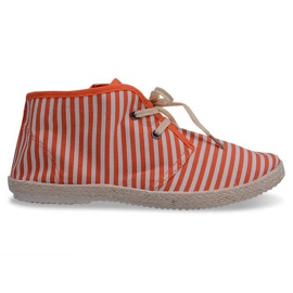 Botas Zapatillas Suela De Paja 2607 Naranja