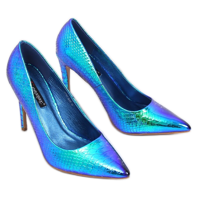 Pines holográficos SY54P Azul multicolor Pines holográficos SY54P Azul multicolor