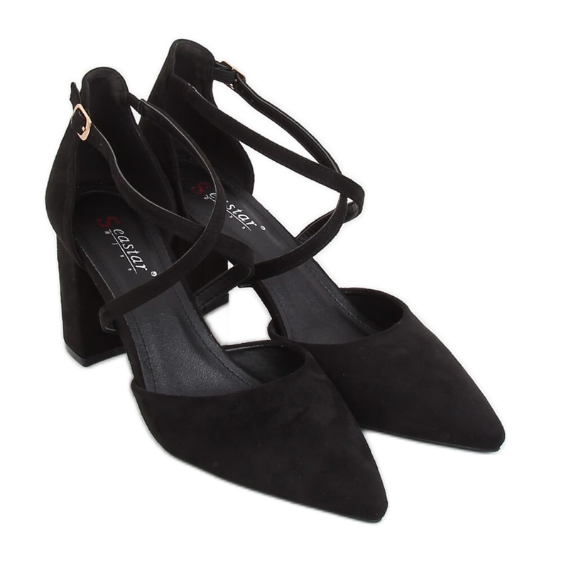 Bombas en el poste negro LE069P Negro Bombas en el poste negro LE069P Negro