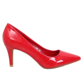 Tacones altos de mujer lacados en rojo LL-185P Rojo Tacones altos de mujer lacados en rojo LL-185P Rojo