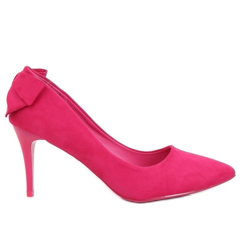 Salón con alfiler con lazo fucsia NF-46 Fucsia rosado