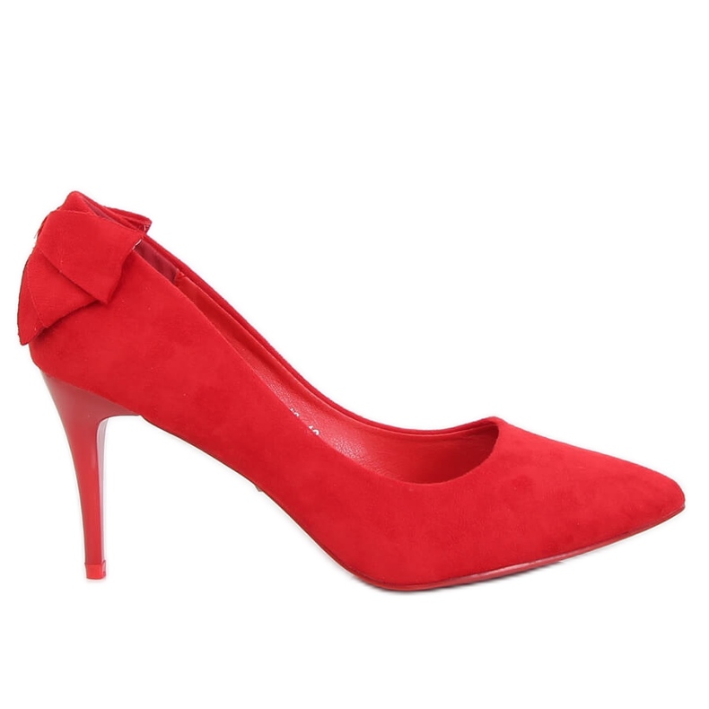 Bombas en un alfiler con un lazo rojo NF-46 Rojo