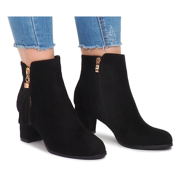 Botas de Tacón Boho S-20 Negro