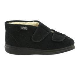 Dr.ORTO Befado pantuflas cálidas de pu para mujer 986D011 negro