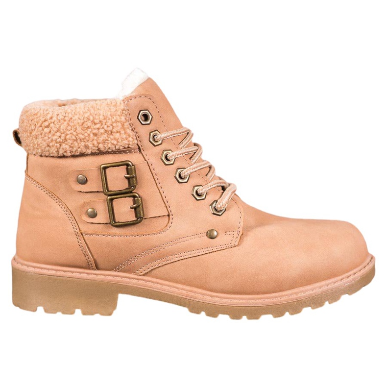 SDS Tramperos de moda con hebillas rosado SDS Tramperos de moda con hebillas rosado