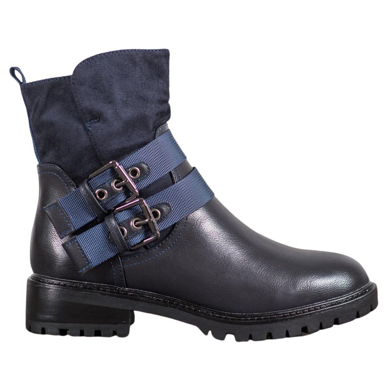 Erynn Trabajadores con una hebilla azul marino azul