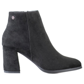 Goodin Botas de gamuza con estilo negro