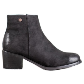 Goodin Botas de gamuza clásicas negro