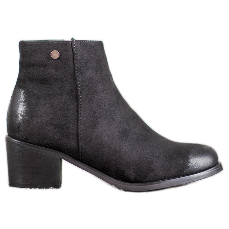 Goodin Botas de gamuza clásicas negro