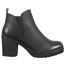 J. Star Botas de Tacón Alto negro