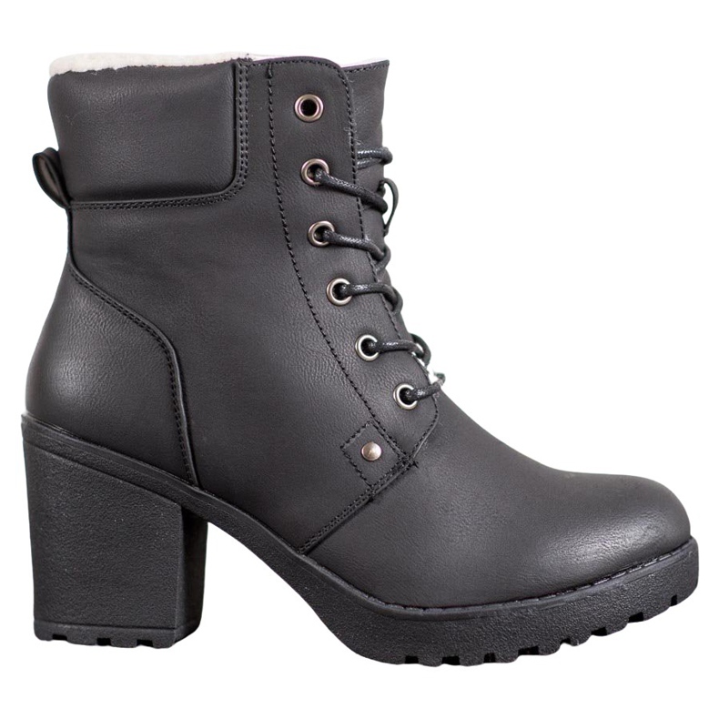 J. Star Botas casuales con lazos negro J. Star Botas casuales con lazos negro