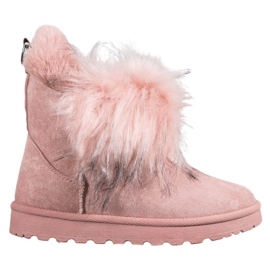 Bella Paris Botas de nieve con piel rosado Bella Paris Botas de nieve con piel rosado