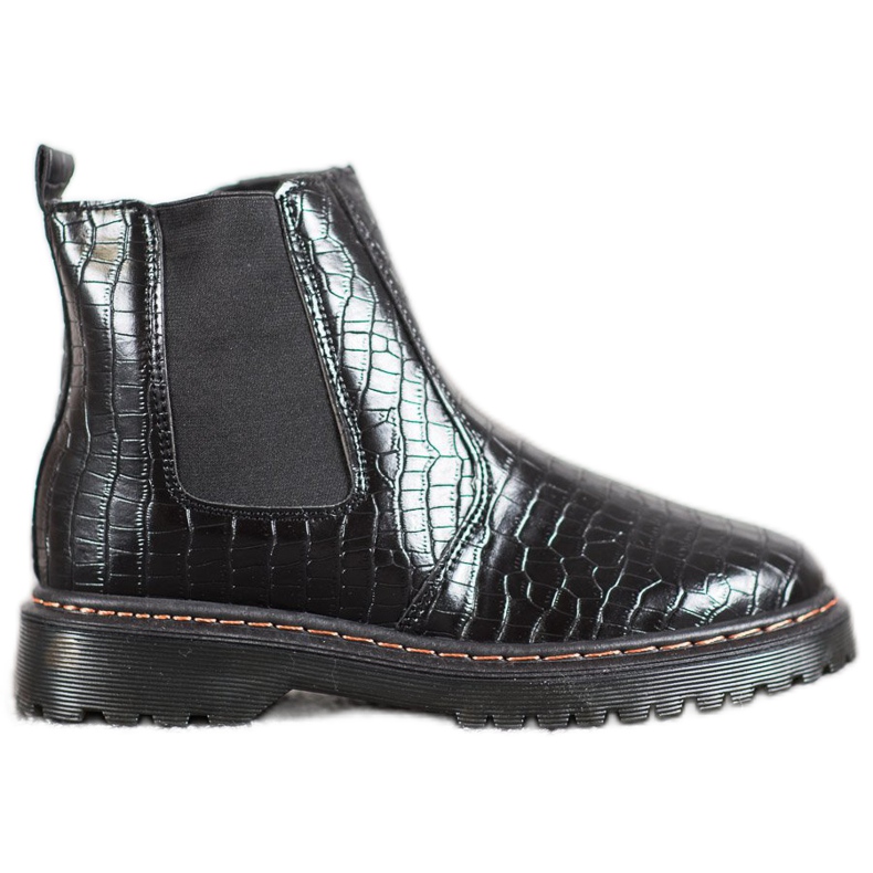 SHELOVET Botines chelsea en la plataforma negro