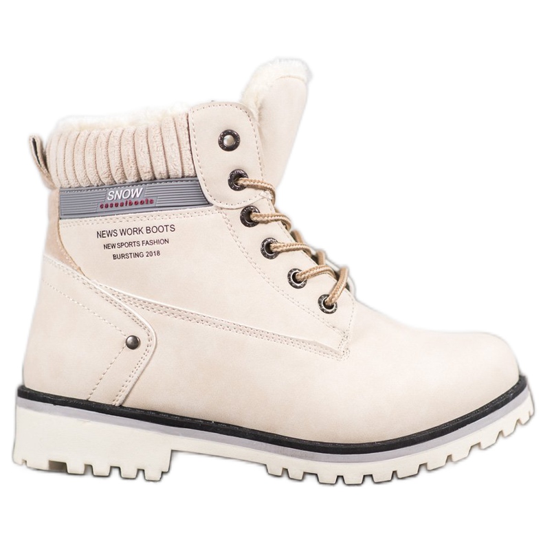 SHELOVET Tramperos con cremallera marrón SHELOVET Tramperos con cremallera marrón