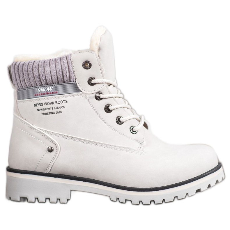 SHELOVET Tramperos con cremallera gris SHELOVET Tramperos con cremallera gris