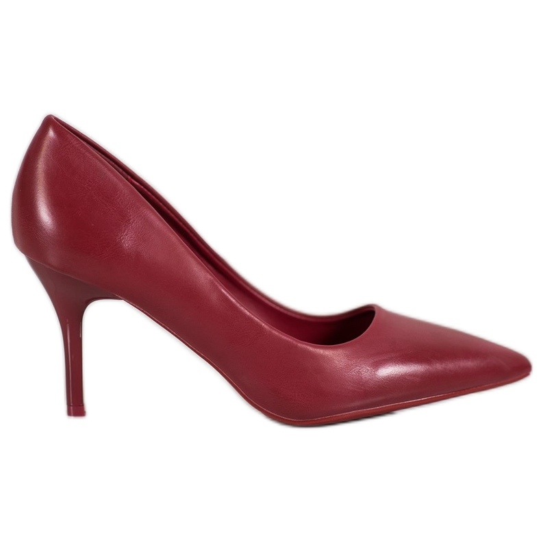 Small Swan Tacones altos granate con estilo rojo Small Swan Tacones altos granate con estilo rojo